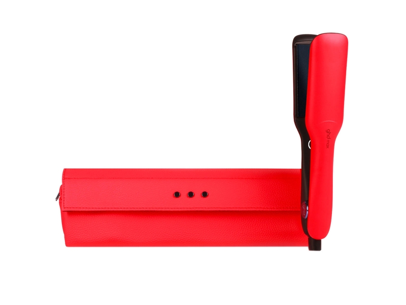 NEW GHD MAX HAIR STRAIGHTENER IN RADIANT RED
